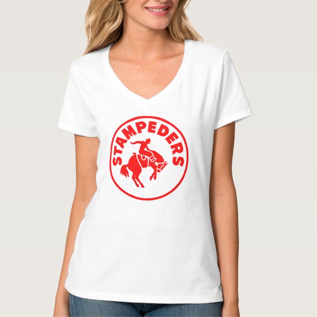 T-shirt Stampeders de Calgary-1953 (Devant)
