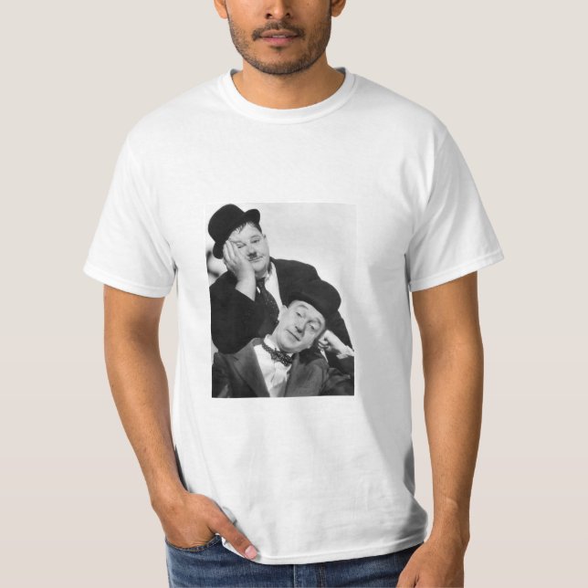 T-shirt "Stan Laurel et Oliver Hardy : Comedy Legends in ' (Devant)