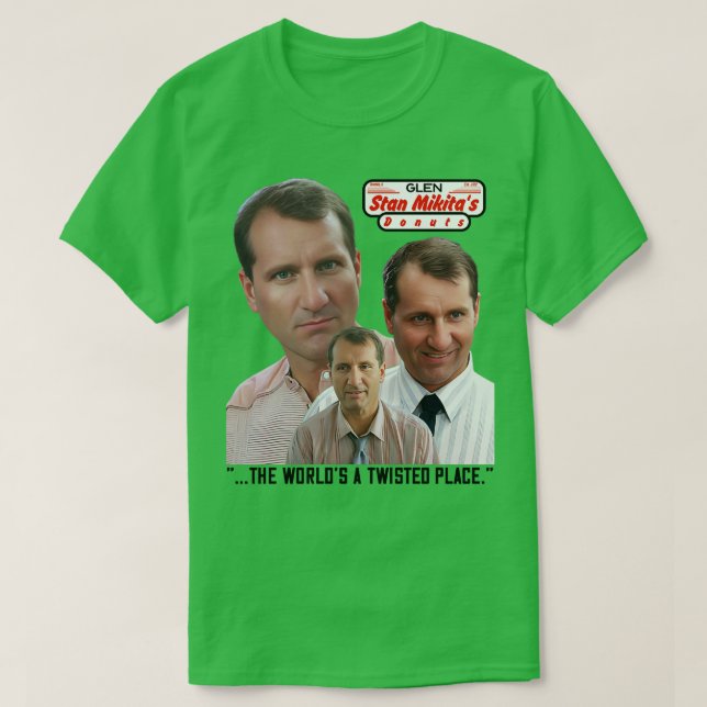 T-shirt STAN MIKITAS DONUTS Glen le gestionnaire (Design devant)