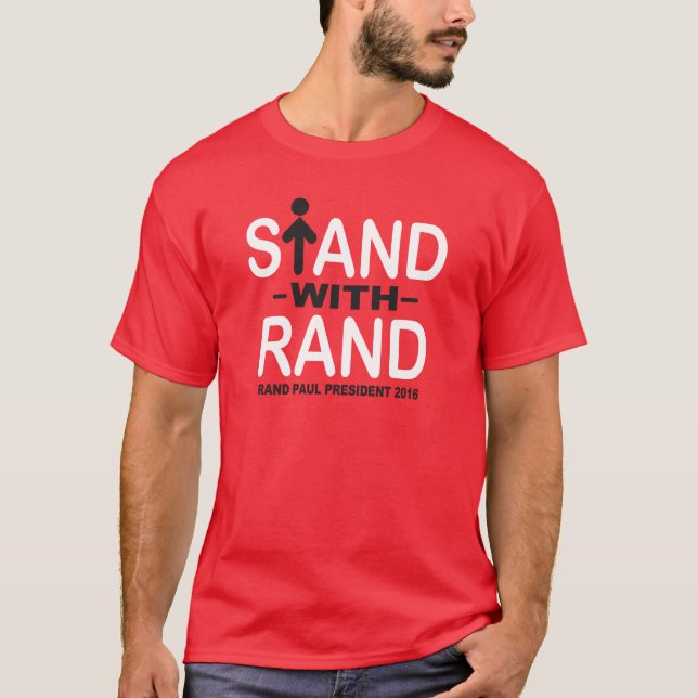 T-shirt Stand avec Rand (Devant)