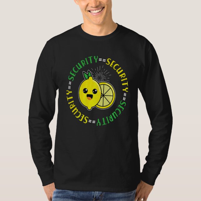T-shirt Stand de citron de sécurité Stand de jus Lemonade (Devant)