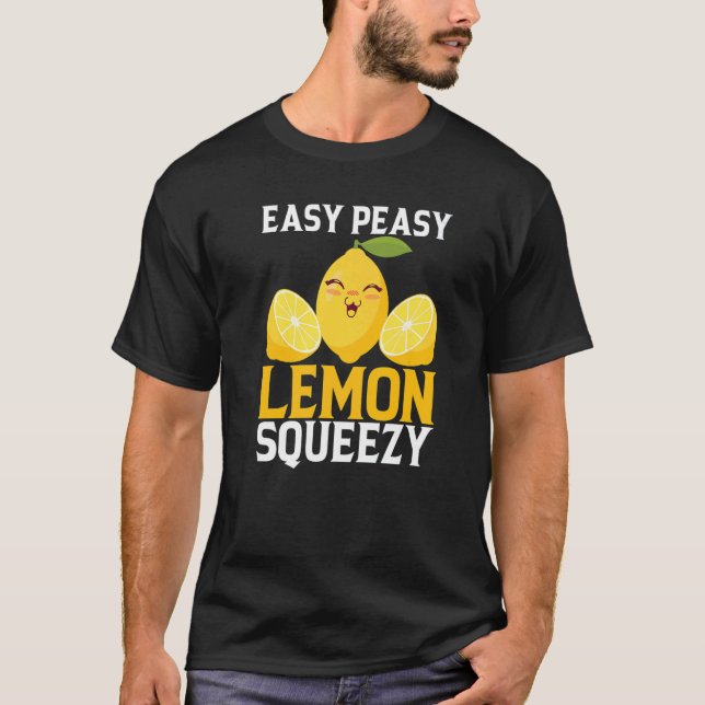 T-shirt Stand de citronnade lisse et doux (Devant)