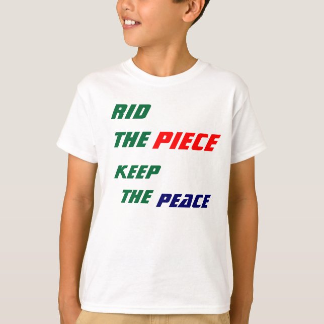 T-shirt Stand for Peace kids (Devant)