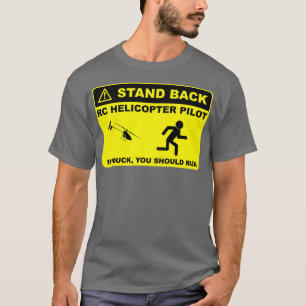 T-shirt Stand pilote d'hélicoptère RC 