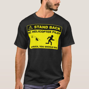 T-shirt Stand pilote d'hélicoptère RC Retour 2