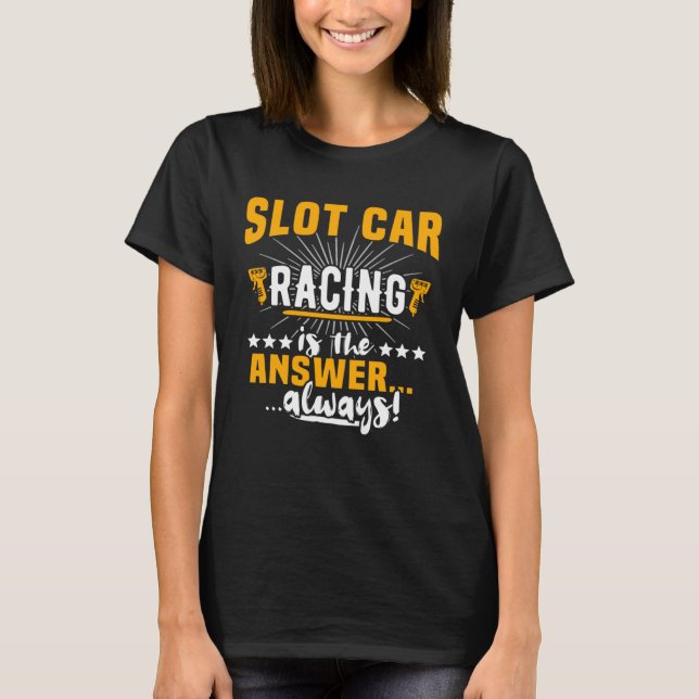 T-shirt Stand Racing Race Controller Slot Car 3 (Devant)