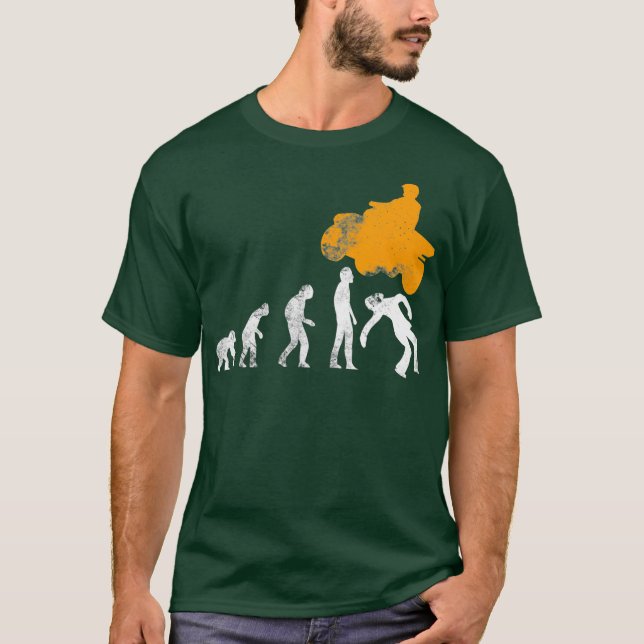 T-shirt Stand Up Evolution Quadricycle Motocross (Devant)