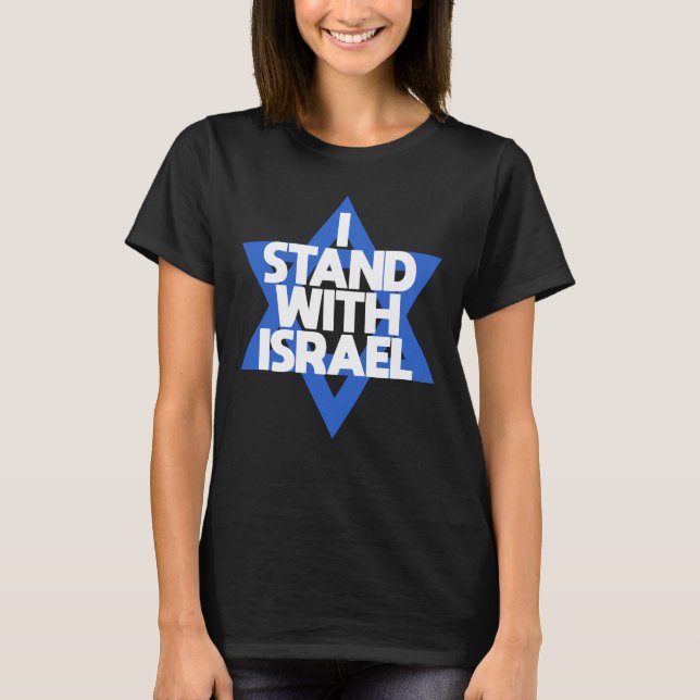 T-shirt Stand With Israel  (Devant)