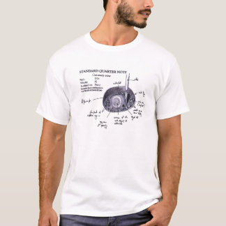 T-shirt standard de note quarte