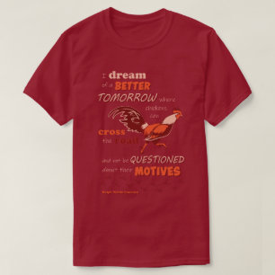 T-shirt standard de soumission de poulet