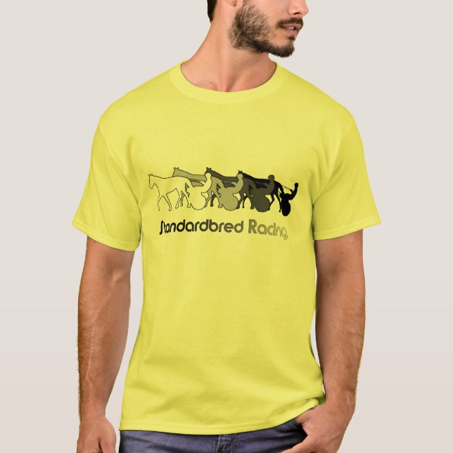 T-shirt Standardbred emballant la silhouette (Devant)