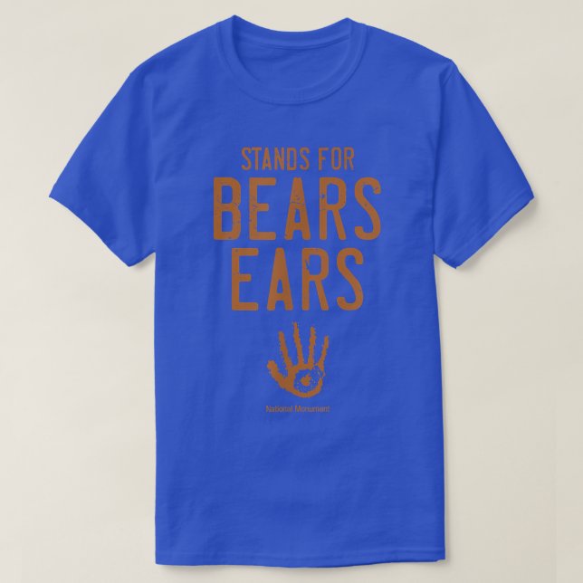T-shirt Stands for Bears Ears National Monument (Design devant)