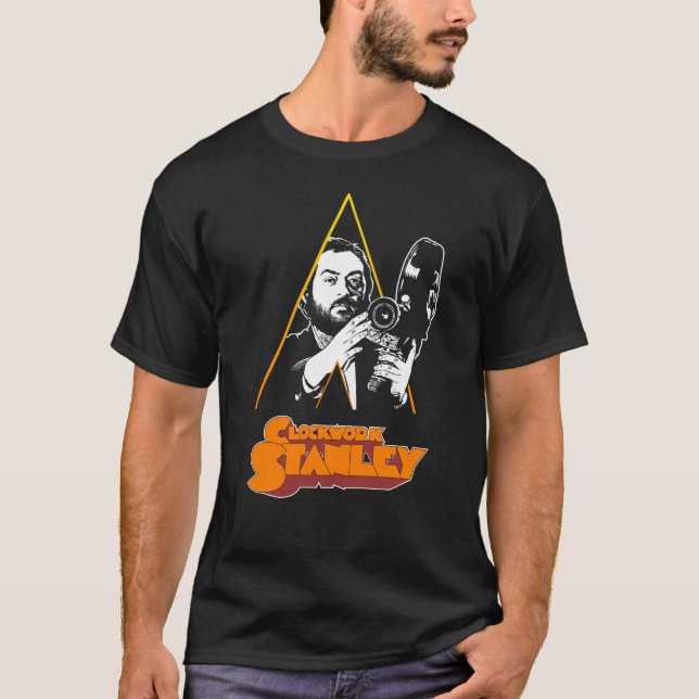 T-shirt Stanley Black à l'horloge (Devant)