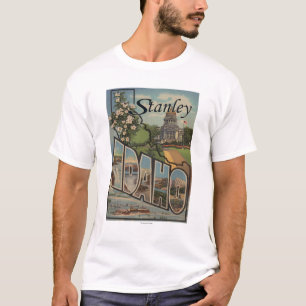 T-shirt Stanley, Idaho - grandes scènes de lettre