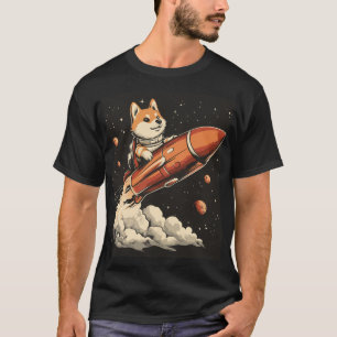 T-shirt Stanley Shiba Inu sur une fusée