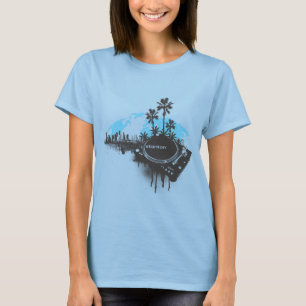 T-shirt Stanton jockey de disque de musique de