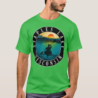 T-shirt Staples Lake Wisconsin Kayaking