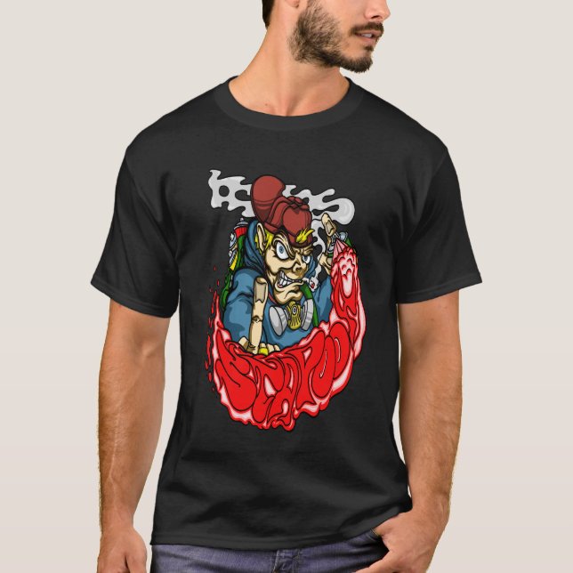 T-shirt Stapooa III, hip hop, ska graffiti tee - shirts (Devant)