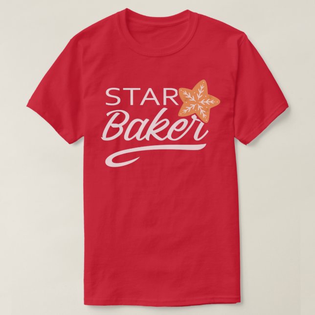 T-shirt Star Baker Funny Cooking Master Bread Maker Baking (Design devant)