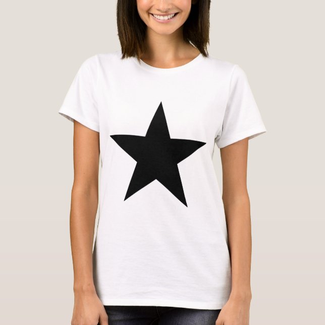 T-shirt Star Black Le MUSÉE Zazzle Cadeaux (Devant)