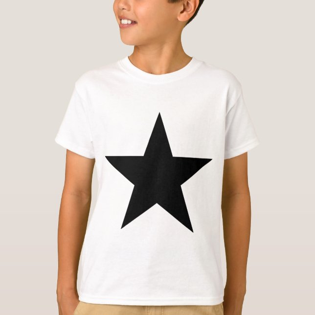 T-shirt Star Black Le MUSÉE Zazzle Cadeaux (Devant)