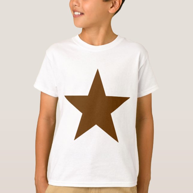 T-shirt Star Brown Le MUSÉE Zazzle Cadeaux (Devant)