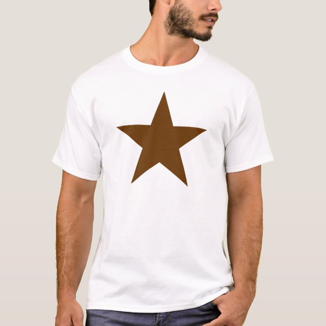 T-shirt Star Brown Le MUSÉE Zazzle Cadeaux (Devant)