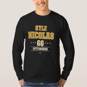 T-shirt Star de baseball Kyle Nicolas Pittsburgh MLBPA