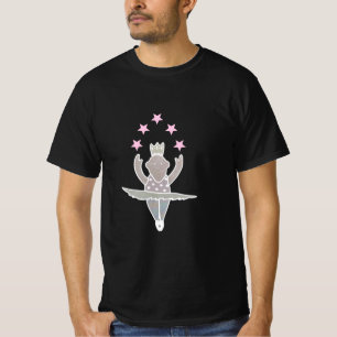 T-shirt star de la petite ballerine
