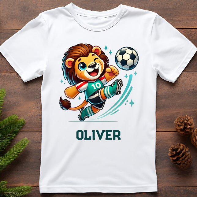 T-shirt Star du Foot Lion Mignon (Créateur téléchargé)