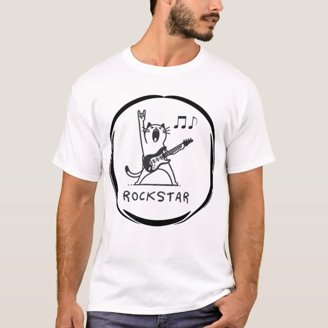 T-shirt Star du Rock (Devant)