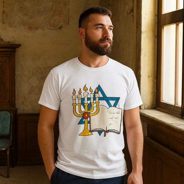T-shirt Star of David Religious Mens (Créateur téléchargé)