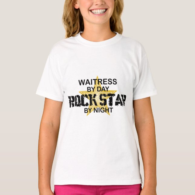 T-shirt Star Rock Witress par nuit (Devant)