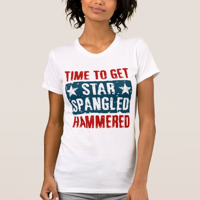 T-shirt Star Spangled Hammered (Devant)