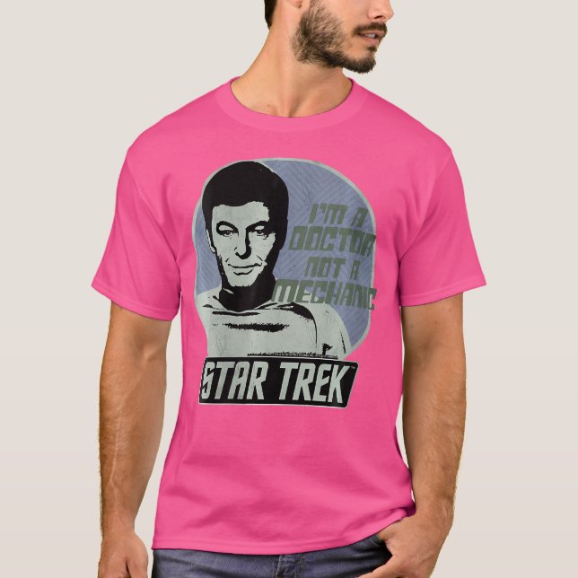 T-shirt Star Trek Original Series Mccoy Je Suis Docteur (Devant)
