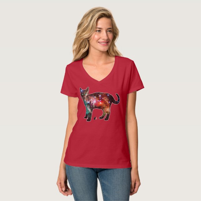 T-shirt Starburst Space In Cat (Devant entier)