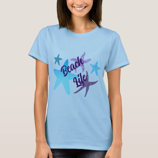 T-shirt Starfish Beach Life Tee femmes (Devant)