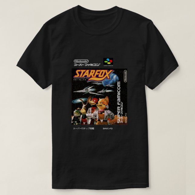 T-shirt Starfox Japonais Couverture Classique (Design devant)