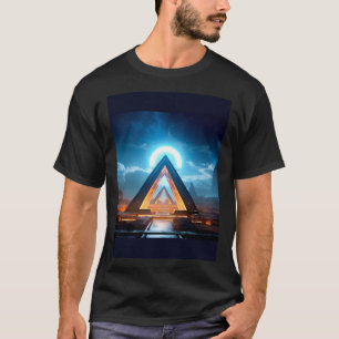 T-shirt Stargate de néom bioluminant devant un