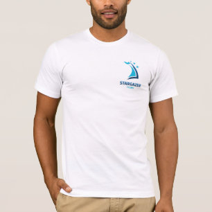 T-shirt Stargazer Films Pocket Logo Short Sleeve, Blanc