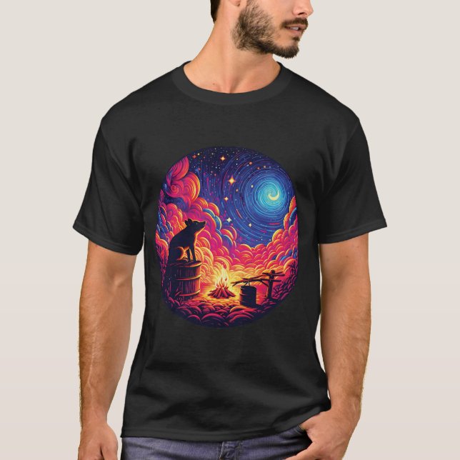 T-shirt Stargazing Piggy (Devant)