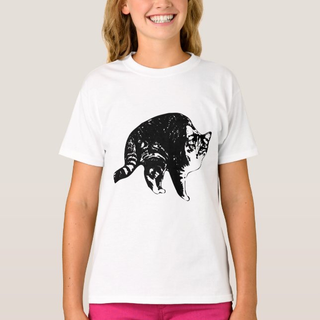 T-shirt Starglow Tabby Peek (Devant)