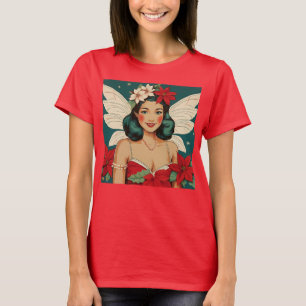 T-shirt Starlet Retro les années 50 Tropical Christmas Pin