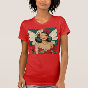 T-shirt Starlet Retro les années 50 Tropical Christmas Pin