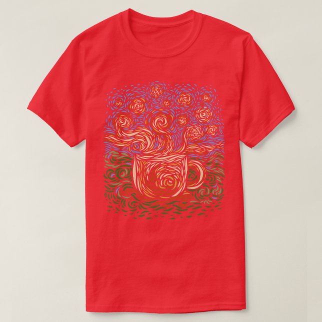 T-shirt Starry Coffee (Design devant)