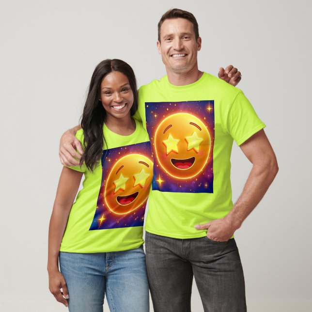 T-shirt Starry Eyed Emoji Joy (Unisexe)