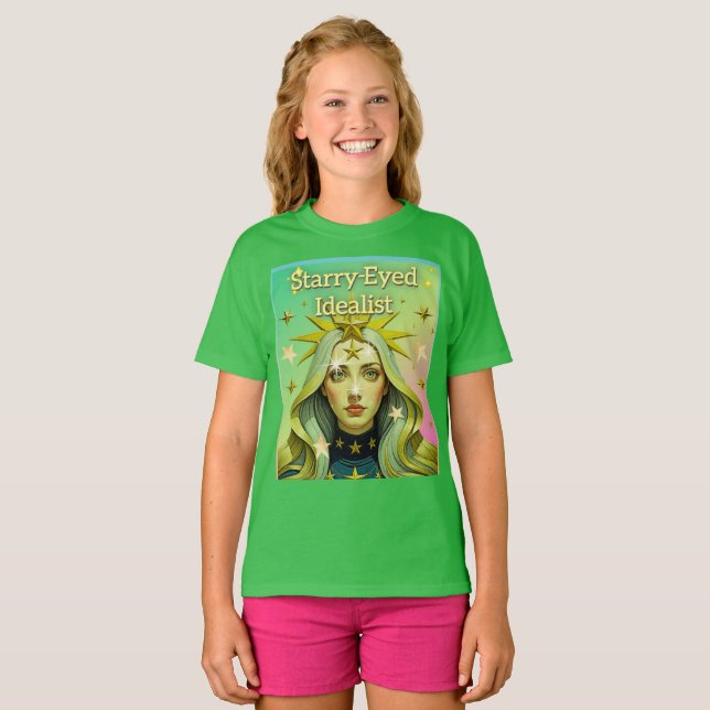 T-SHIRT STARRY-EYED-IDEALIST (Devant entier)