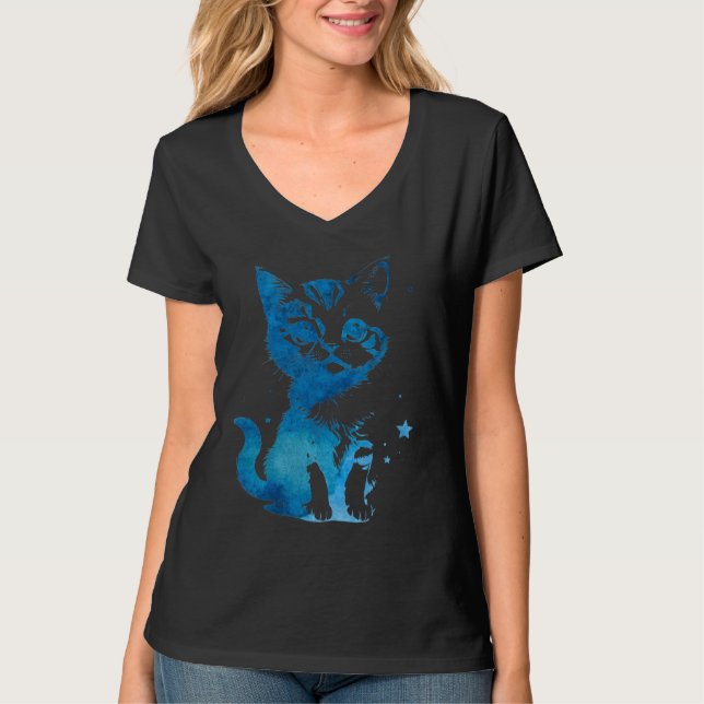 T-shirt Starry Eyed Kitten (Devant)
