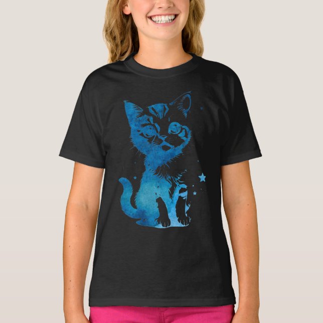 T-shirt Starry Eyed Kitten (Devant)