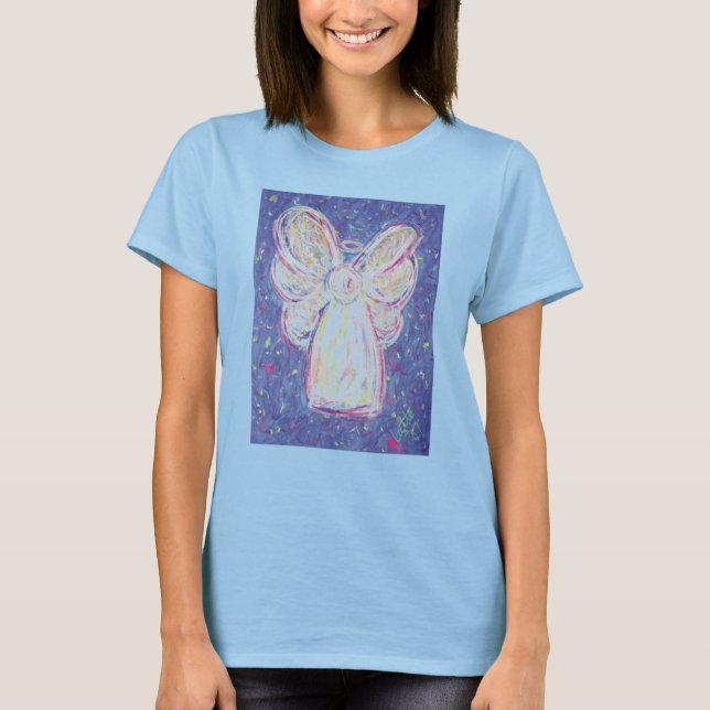 T-shirt Starry Night Angel (Image sur le devant) (Devant)